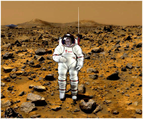 Bush on Mars